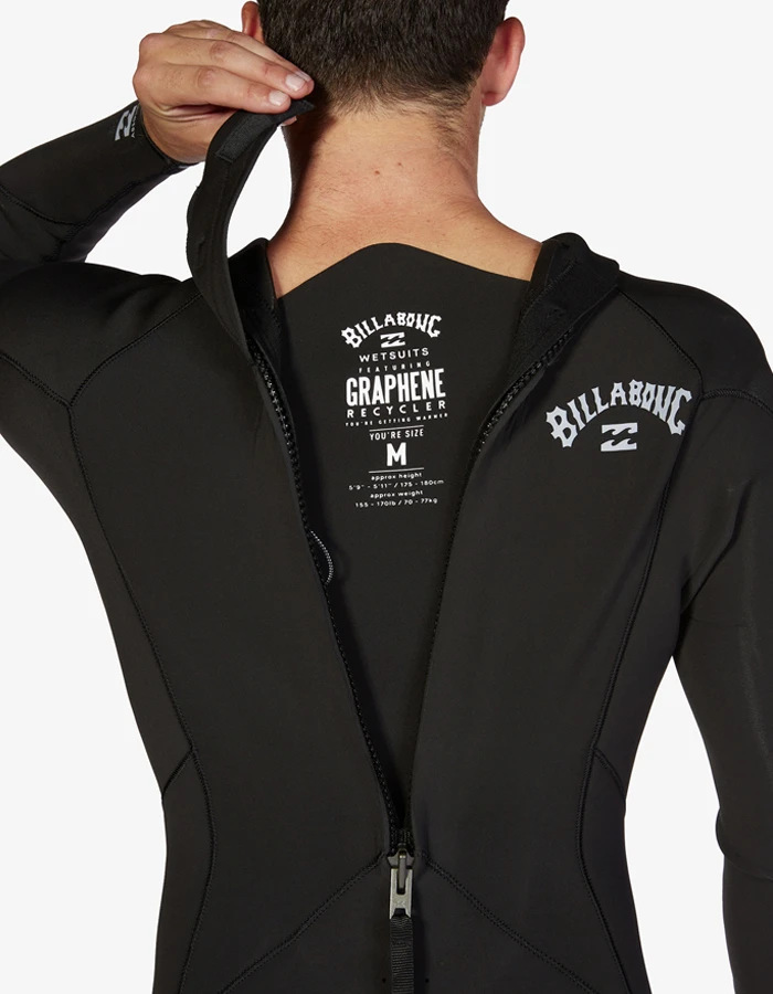 BILLABONG ABSOLUTE BACK ZIP 3/2 WETSUIT - Image 5