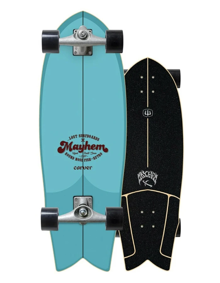 Carverâ„¢ CARVER X LOST 29" RNF RETRO SURFSKATE COMPLETE CX/C7