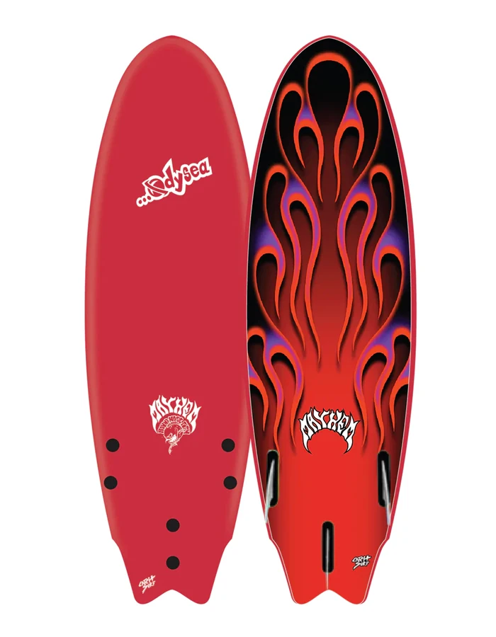 CATCH SURF ODYSEA X LOST RNF 6'5'' ROUNDED NOSE FISH RED