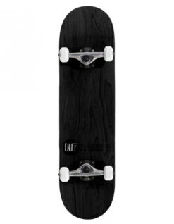 ENUFF 8" LOGO STAIN SKATEBOARD COMPLETEBLACK