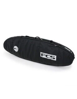 FCS TRAVEL 2 FUNBOARD 7'6'' SURFBOARD COVER BLACK/GREY