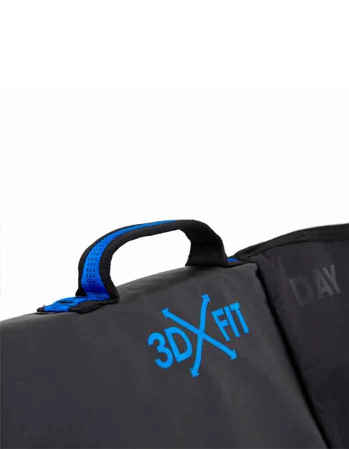 FCS SURFBOARD COVER SINGLE 5'6'' DAY FUNBOARD 3DXFIT BLACK - Image 2