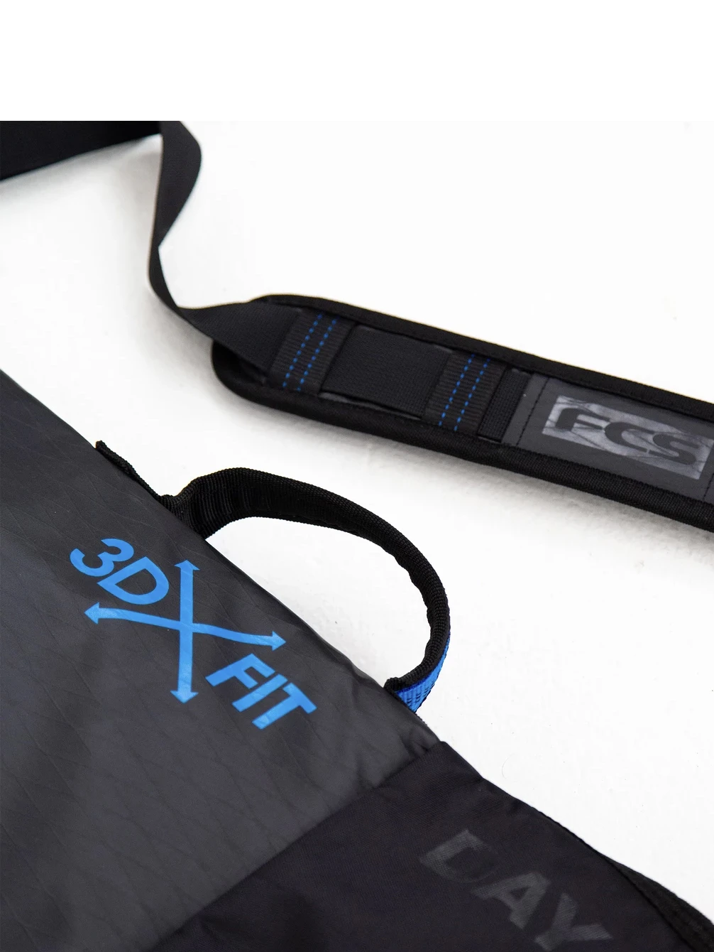 FCS SURFBOARD COVER SINGLE 6'3'' DAY FUNBOARD 3DXFIT BLACK - Image 6