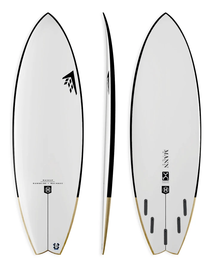 FIREWIRE MASHUP ROB MACHADO DAN MANN FUTURES FINS