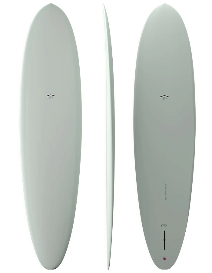 FIREWIRE OUTLIER 7'6" MID LENGTH THUNDERBOLT RED SAGE SINGLE FIN