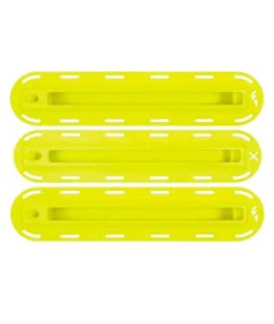 FUTURES THRUSTER SET FIN BOX NEON YELLOW
