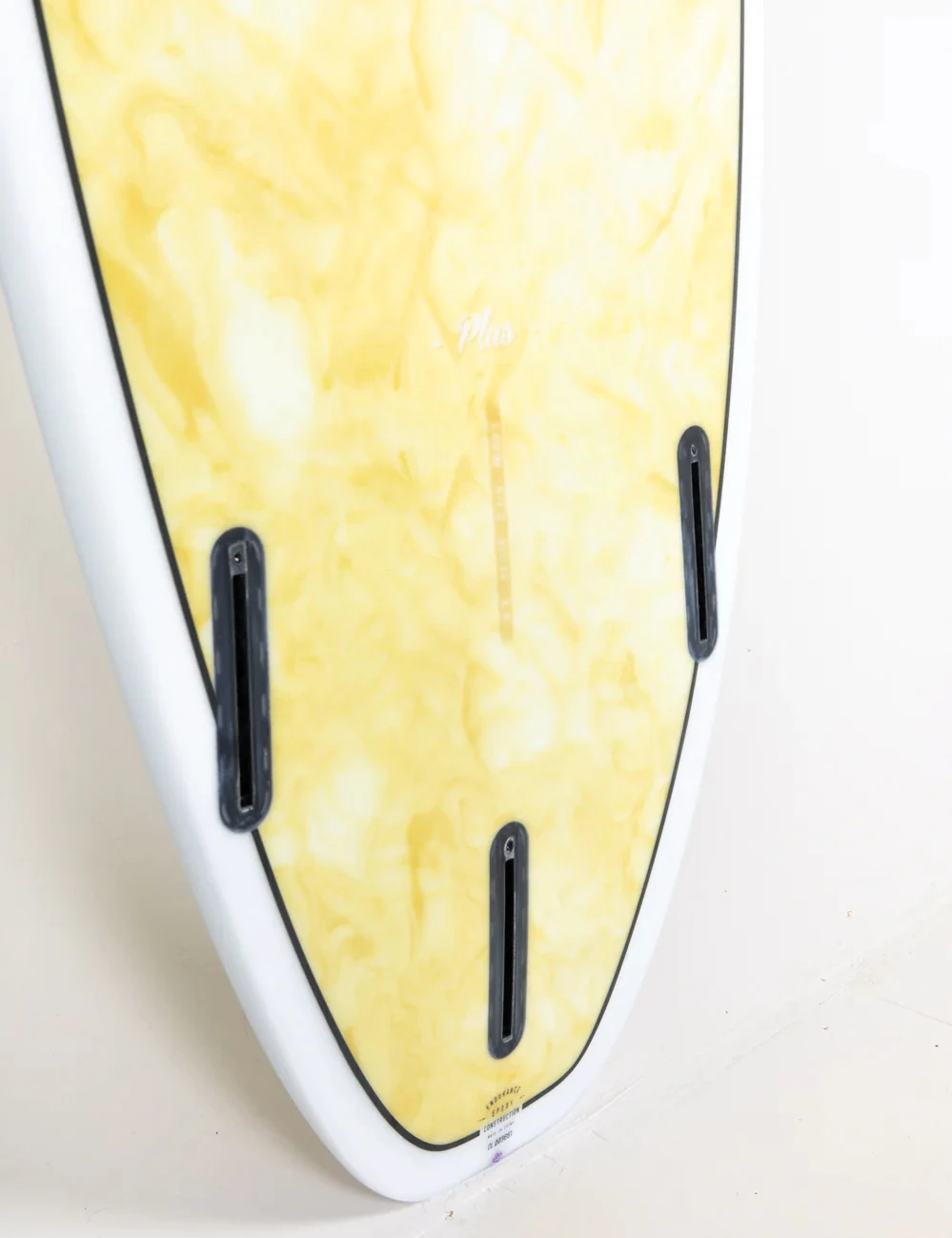 INDIO 7'0" ENDURANCE PLUS SWIRL EFFECT YELLOW FUNBOARD - Image 4