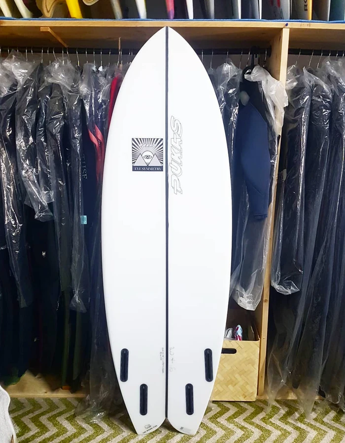 PUKAS SURFBOARDS 5'8' WOMBI FISH' PE BY EYE SYMMETRY - Image 2