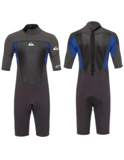 QUIKSILVER BOYS 8-16 PROLOGUE 2/2MM STEAMER WETSUIT BACK ZIP
