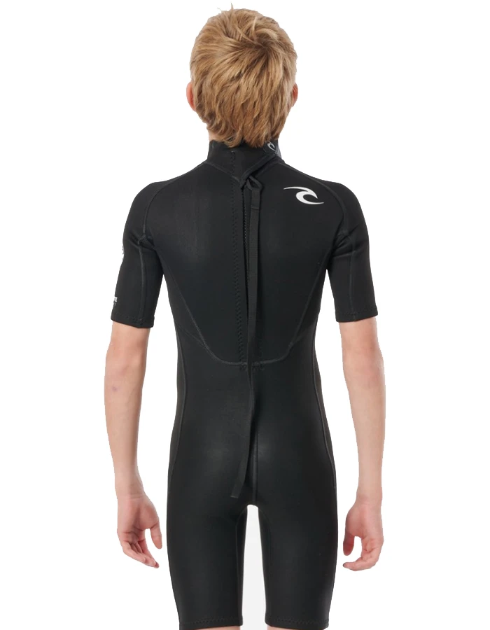 RIP CURL JUNIOR FREELITE 2MM SHORT SLEEVE SPRINGSUIT BACKZIP - Image 2