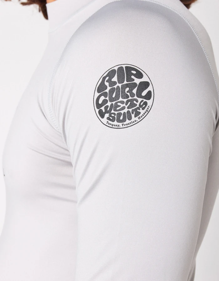 RIP CURL CORPS SHORT SLEEVE UV TEE GREY - Image 4