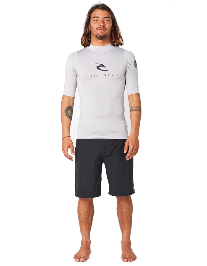 RIP CURL CORPS SHORT SLEEVE UV TEE GREY - Image 3