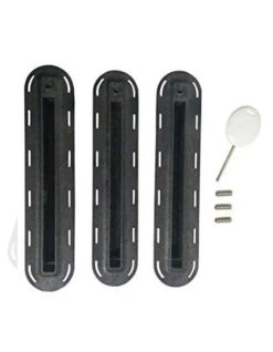 THRUSTER SET FIN FUTURES BOX BLACK