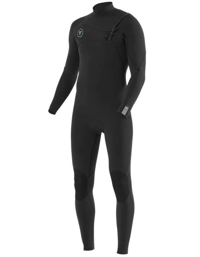 VISSLA 7 SEAS 5/4 FULL SUIT CHEST ZIP BLACK