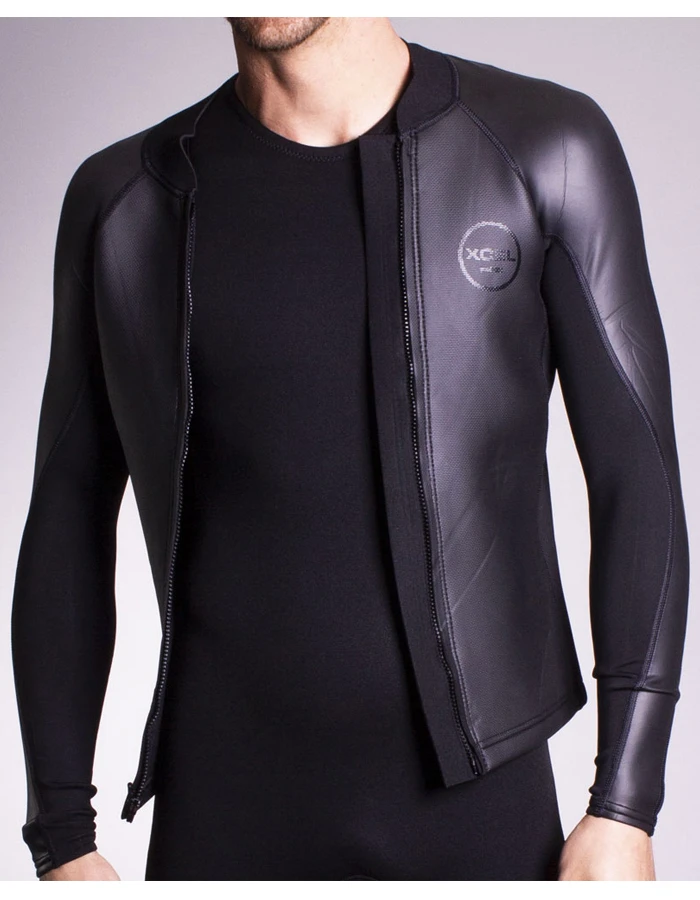 XCEL MEN'S AXIS 2/1MM SHARK SKIN FRONT ZIP - Image 3
